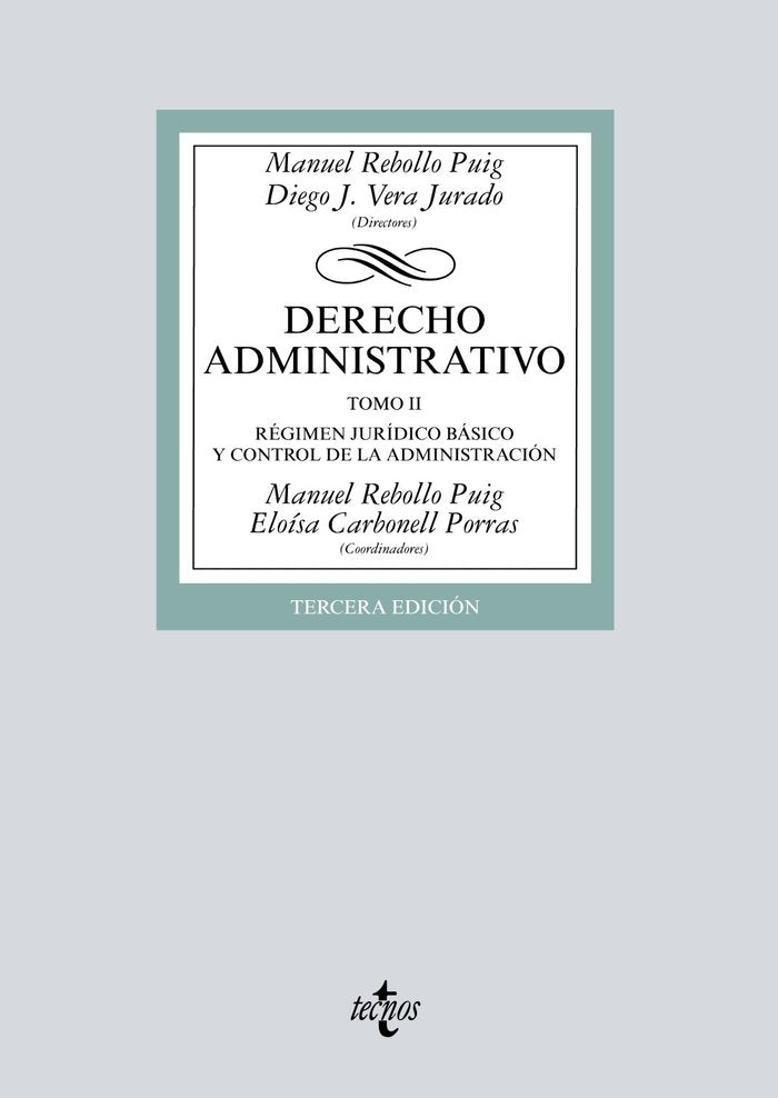 Derecho administrativo, de Rebollo Puig, Manuel | portada del libro