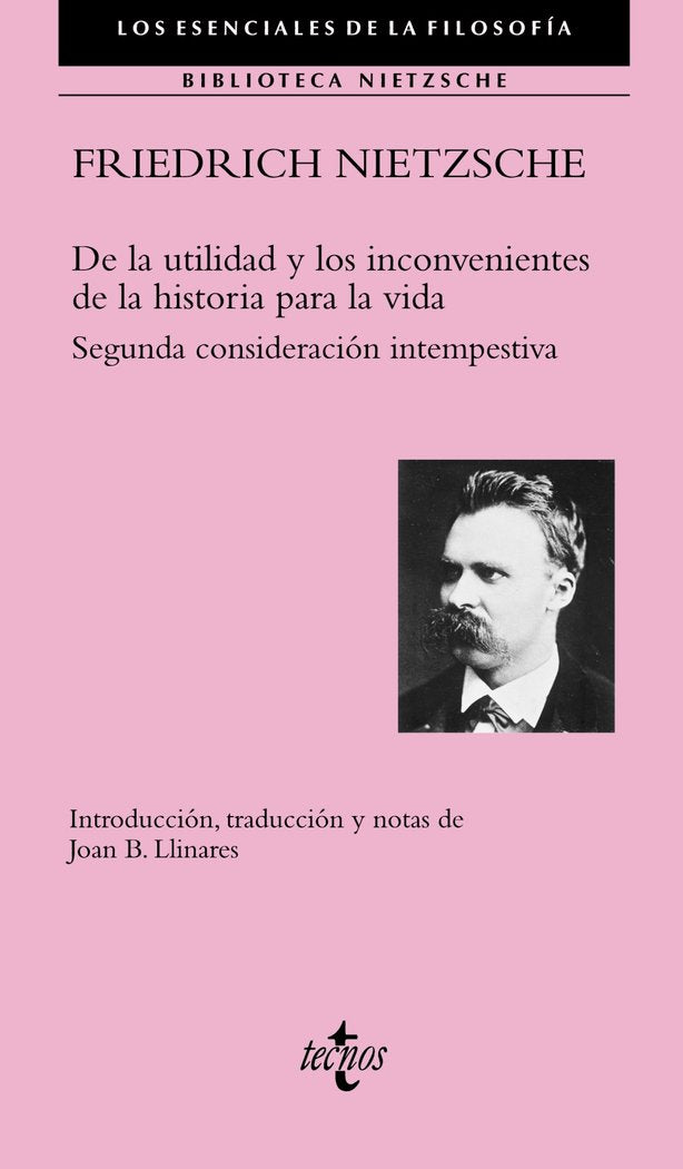 De la utilidad y los inconvenientes de la historia para la vida, de Nietzsche, Friedrich | portada del libro