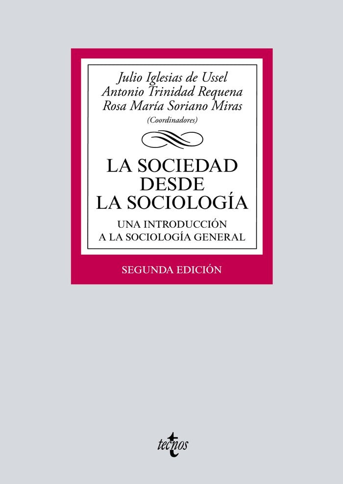 La sociedad desde la sociología, de Iglesias de Ussel, Julio | portada del libro
