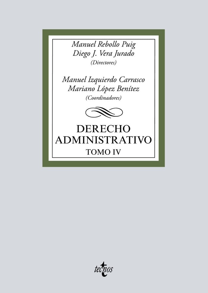 Derecho administrativo, de Rebollo Puig, Manuel | portada del libro