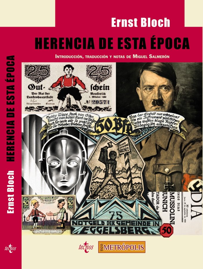 Herencia de esta época, de Bloch, Ernst | portada del libro