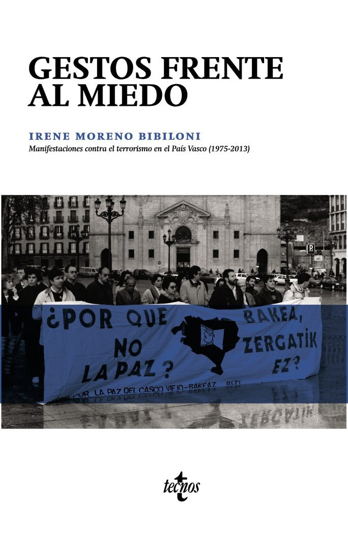 Gestos frente al miedo, de Moreno Bibiloni, Irene | portada del libro