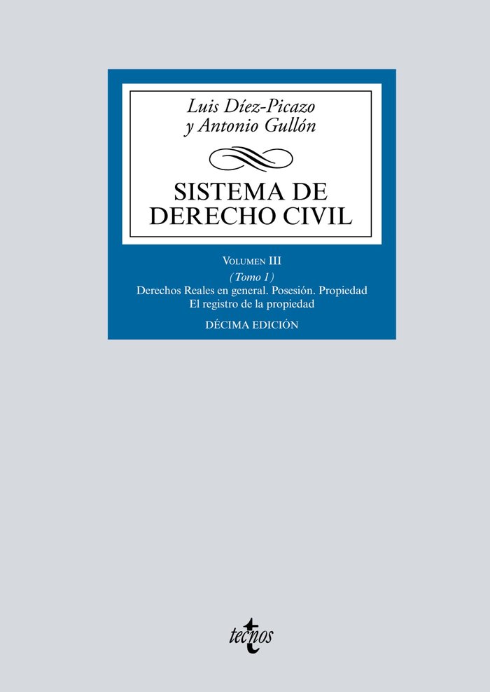 Sistema de Derecho civil, de Díez-Picazo, Luis | portada del libro
