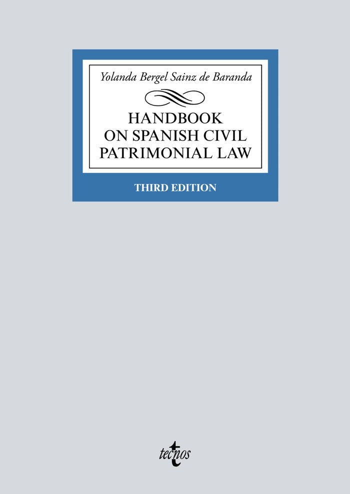 Handbook on Spanish Civil Patrimonial Law, de Bergel Sainz de Baranda, Yolanda | portada del libro