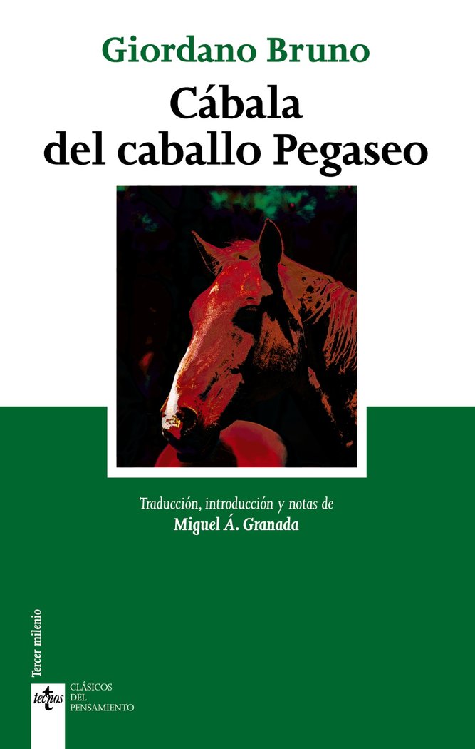 Cábala del caballo pegaseo, de Bruno, Giordano | portada del libro