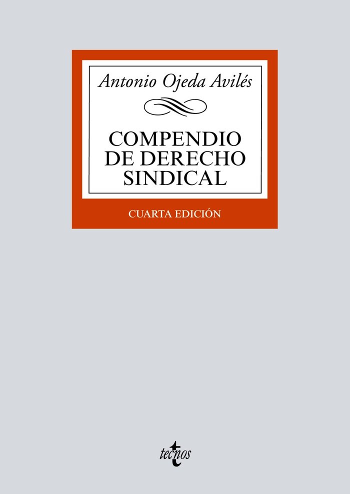 Compendio de Derecho sindical, de Ojeda Avilés, Antonio | portada del libro