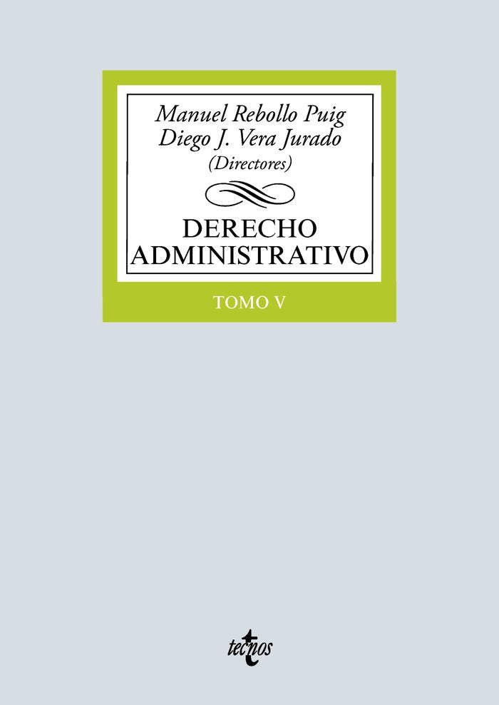 DERECHO ADMINISTRATIVO, de REBOLLO PUIG | portada del libro