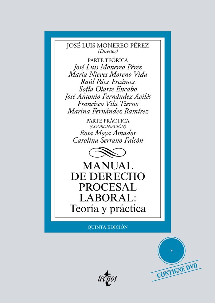 Manual de Derecho Procesal Laboral, de Monereo Pérez, José Luis | portada del libro