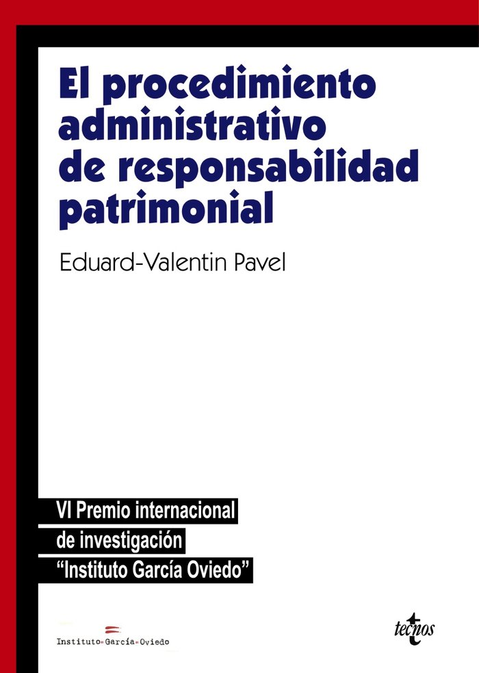 El procedimiento administrativo de responsabilidad patrimonial, de Pavel, Eduard Valentin | portada del libro