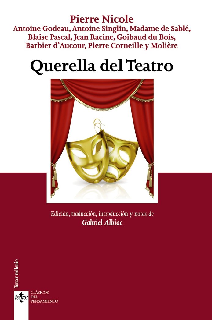 Querella del Teatro, de Nicole, Pierre | portada del libro