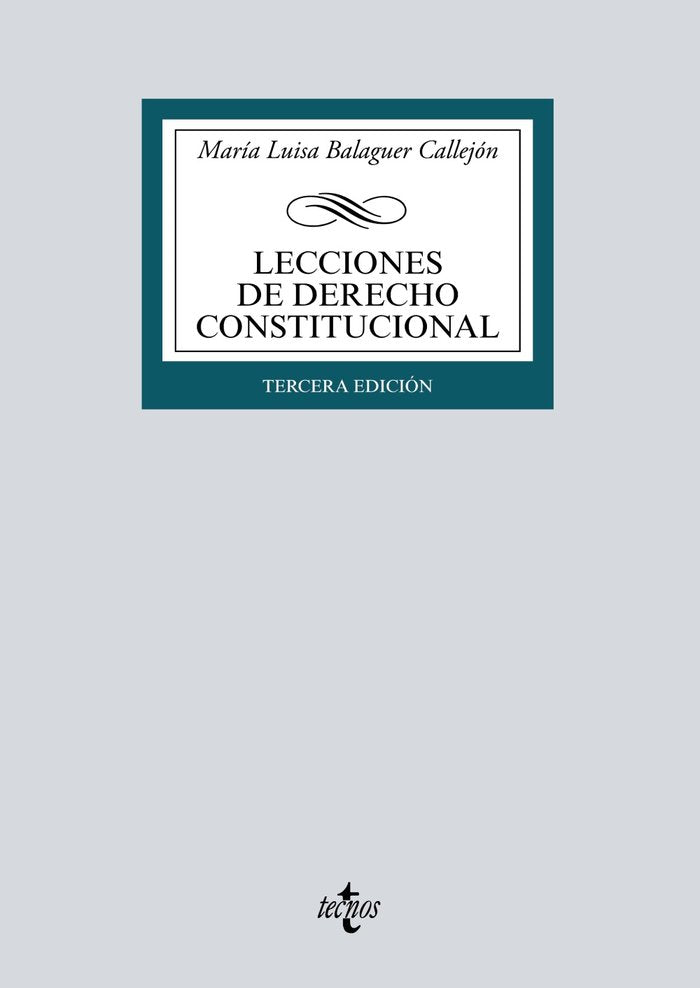 LECCIONES DE DERECHO CONSTITUCIONAL, de BALAGUER CALLEJON, MARIA LUISA | portada del libro