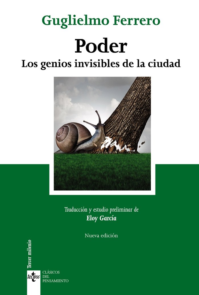 PODER LOS GENIOS INVISIBLES DE LA CIUDAD, de FERRERO, GUGLIELMO | portada del libro