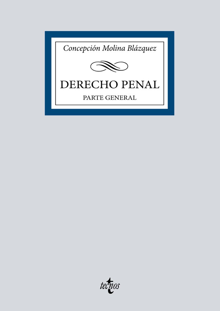 Derecho Penal, de MOLINA BLAZQUEZ, CONCEPCION | portada del libro