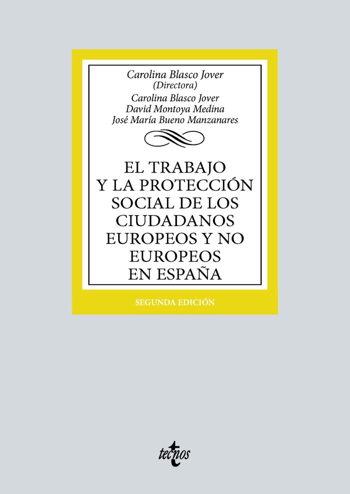 EL TRABAJO Y LA PROTECCION SOCIAL DE LOS CIUDADANOS EUROPEOS, de BLASCO JOVER,CAROLINA (DIR.) | portada del libro