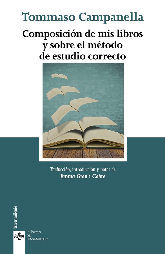 COMPOSICION DE MIS LIBROS Y SOBRE EL METODO DE ESTUDIO CORRE, de CAMPANELLA, TOMMASO | portada del libro