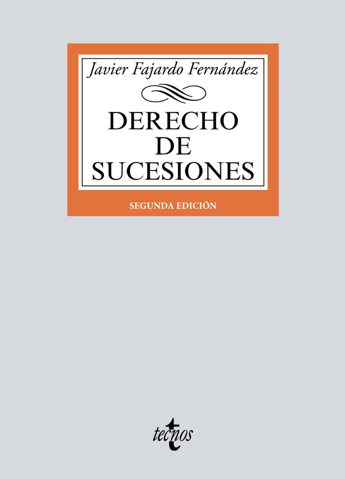 Derecho de sucesiones, de FAJARDO FERNANDEZ, JAVIER | portada del libro
