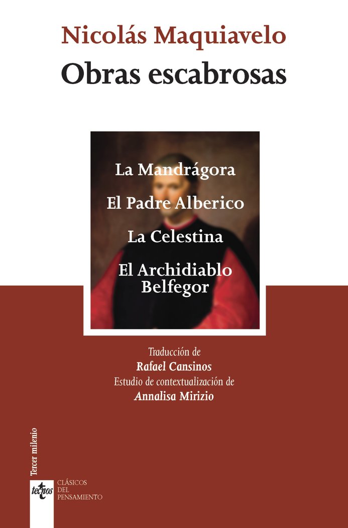 Obras escabrosas, de MAQUIAVELO, NICOLAS | portada del libro