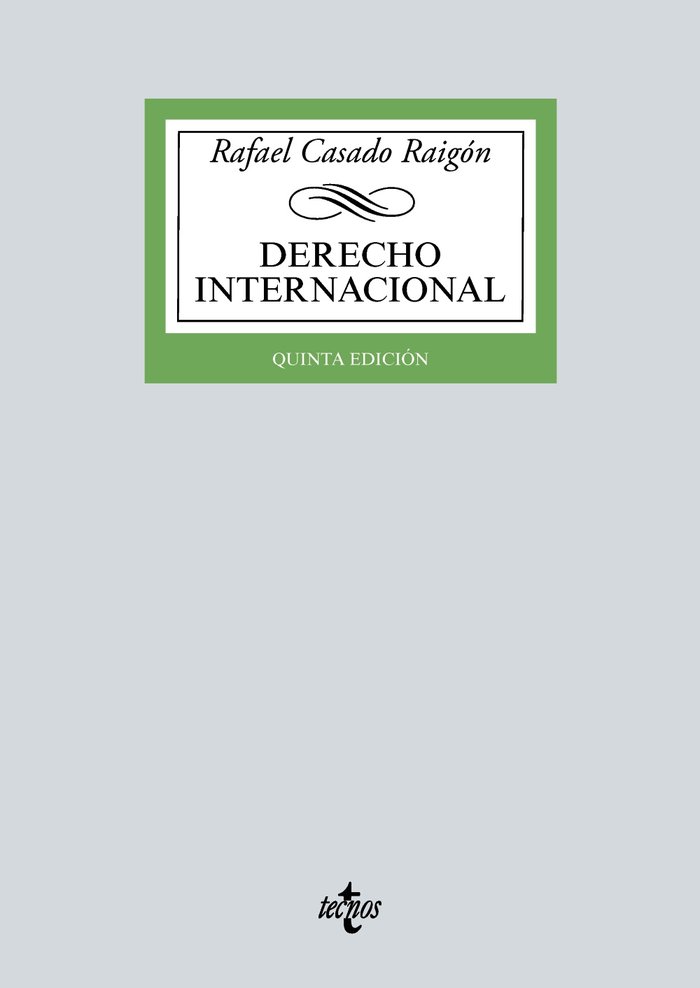 Derecho Internacional, de CASADO RAIGON, RAFAEL | portada del libro
