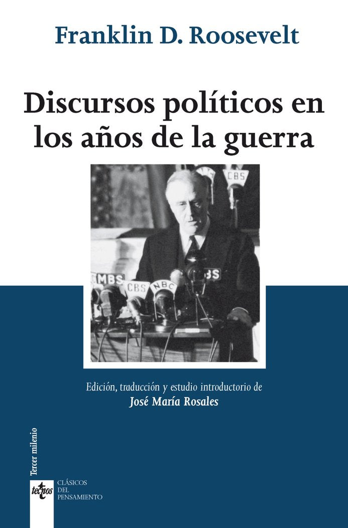 DISCURSOS POLITICOS EN LOS AÑOS DE LA GUERRA, de ROOSEVELT, FRANKLIN D. | portada del libro