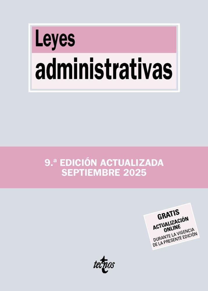 LEYES ADMINISTRATIVAS, de EDITORIAL TECNOS | portada del libro