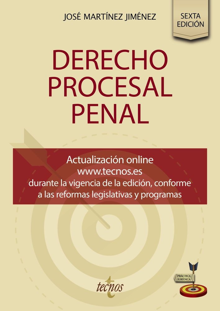 Derecho Procesal Penal, de MARTINEZ JIMENEZ, JOSE | portada del libro
