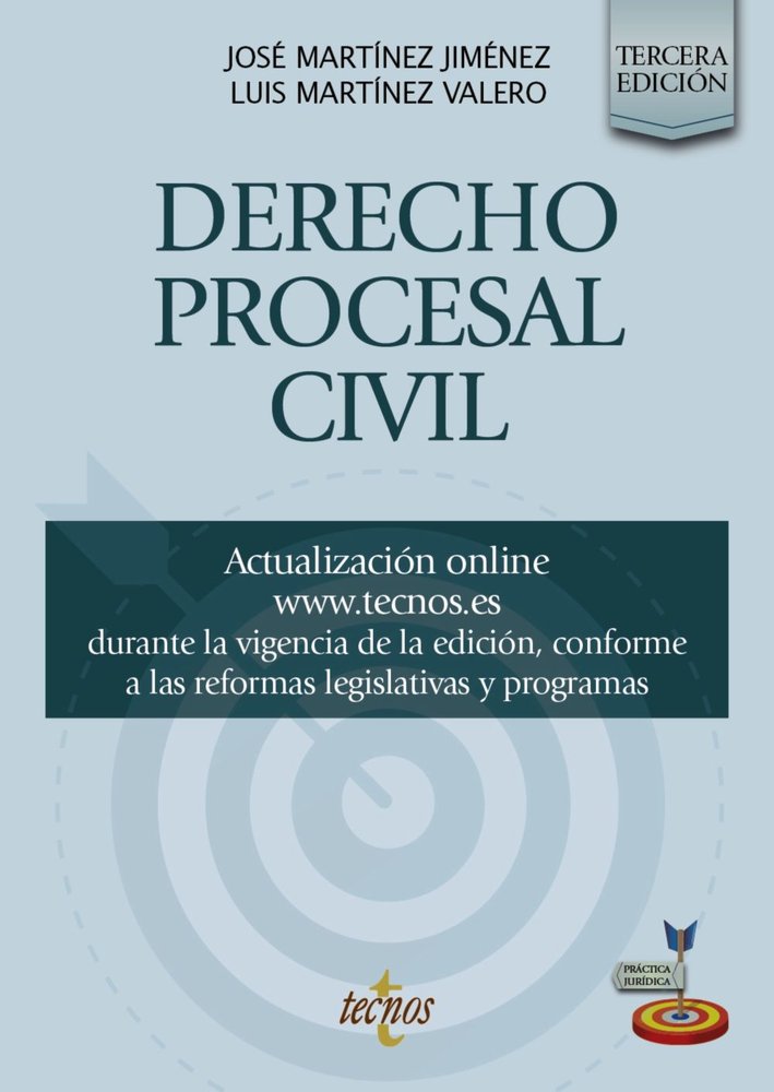 Derecho Procesal Civil, de MARTINEZ JIMENEZ, JOSE | portada del libro