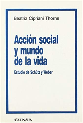 Acción social y mundo de la vida, de Cipriani Thorne | portada del libro