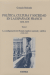 La configuración del Estado español, nacional y católico (1939-1947), de Redondo | portada del libro