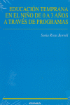 Educación temprana en el niño de 0 a 3 años a través de programas, de Ribas Borrell | portada del libro