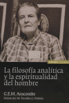 La filosofía analítica y la espiritualidad del hombre, de Anscombe | portada del libro