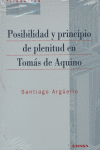 Posibilidad y principio de plenitud en Tomás de Aquino, de Argüello | portada del libro