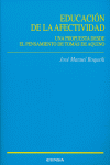 Educación de la afectividad, de Roqueñi Rello | portada del libro