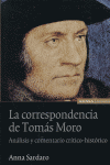 La correspondencia de Tomás Moro, de Sardaro | portada del libro