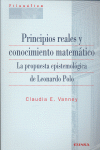 Principios reales y conocimiento matemático, de Vanney | portada del libro