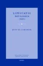 Leptotatos, de JUAN DE CARAMUEL | portada del libro