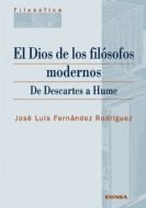 El Dios de los filósofos modernos, de Fernández Rodríguez | portada del libro