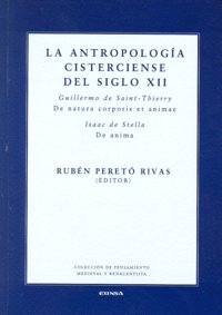 La antropología cisterciense del siglo XII, de PERETO RIVAS | portada del libro