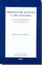 Fragilidad humana y ley natural, de Juan Cruz Cruz | portada del libro