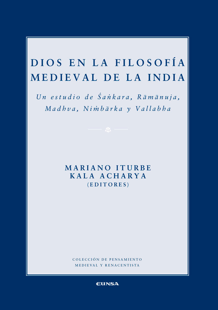 Dios en la filosofía medieval de la India, de Iturbe | portada del libro
