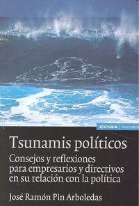 Tsunamis políticos, de Pin Arboledas | portada del libro