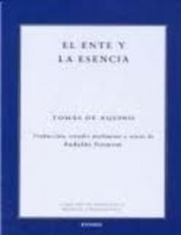 El ente y la esencia, de Tomás de Aquino | portada del libro