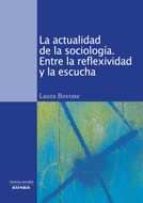 La actualidad de la sociología, de LAURA BOVONE | portada del libro
