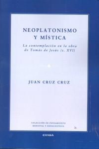 Neoplatonismo y mística (s. XVI), de Cruz Cruz | portada del libro
