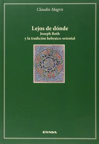 Lejos de dónde, de Magris | portada del libro