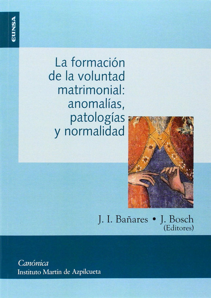 La formación de la voluntad matrimonial, de Bañares Parera | portada del libro