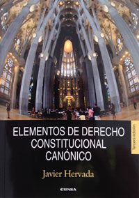 ELEMENTOS DE DERECHO CONSTITUCIONAL CANÓNICO, de Hervada Xiberta | portada del libro