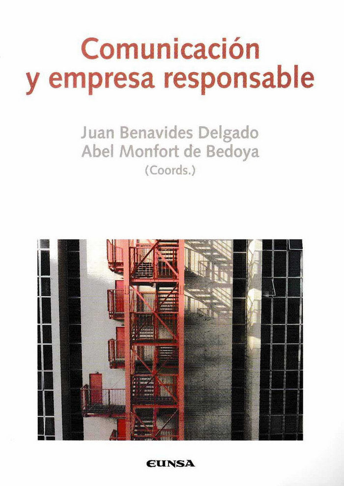 Comunicación y empresa responsable, de Benavides Delgado | portada del libro