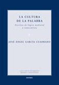 La cultura de la palabra, de García Cuadrado | portada del libro
