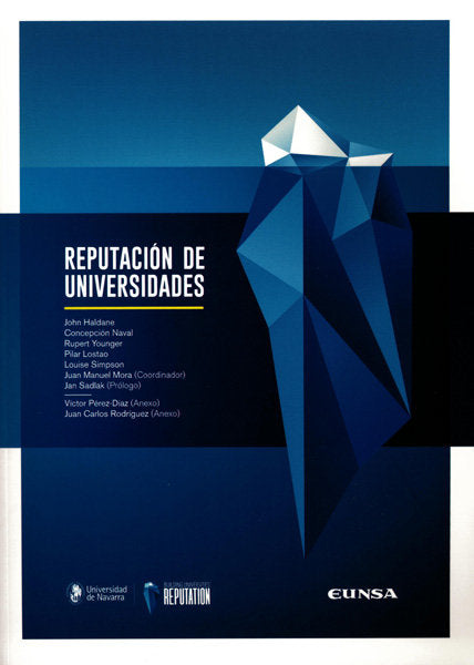 Reputación de universidades, de Mora García de Lomas, Juan Manuel | portada del libro