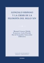 GONZALO HISPANO Y LA CRISIS DE LA FILOSOFIA DEL SIGLO XIV, de Varios autores | portada del libro